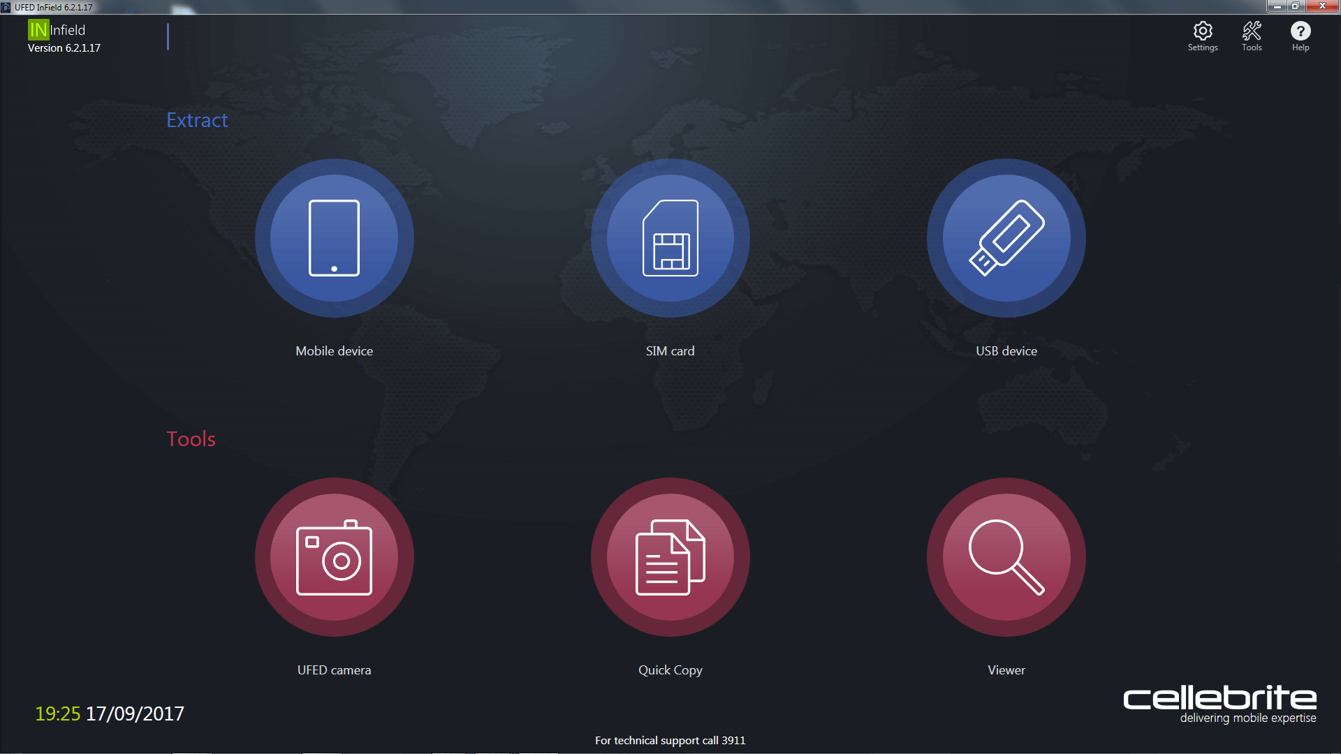 Infield home screen