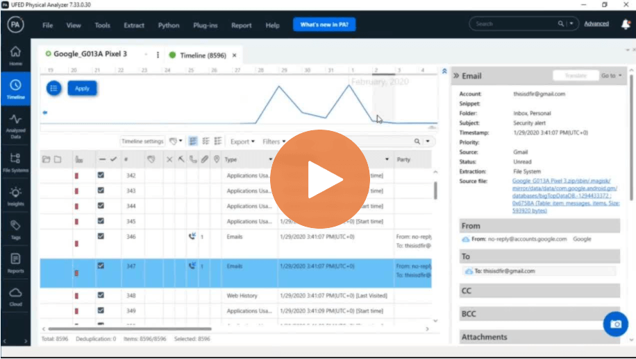 Product Updates 7.33: Cellebrite Physical Analyzer and UFED 4PC