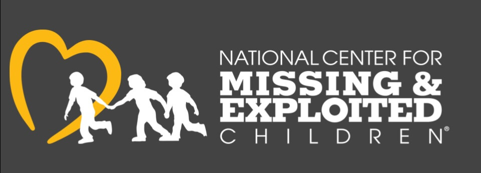 The National Center for Missing & Exploited Children (NCMEC) logo.