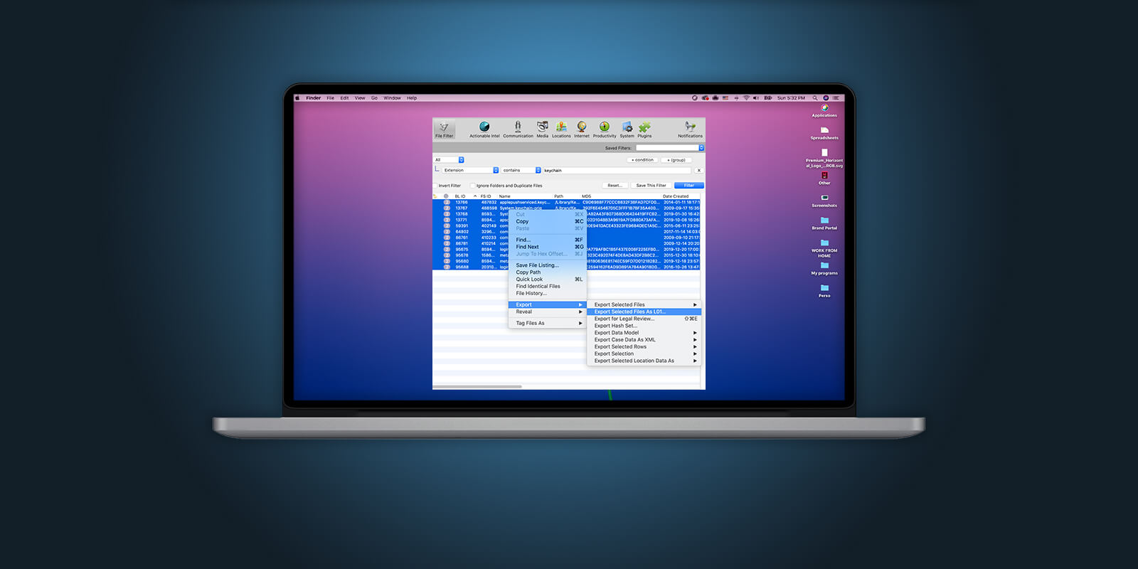 Apple Keychain Parsing in Cellebrite Inspector