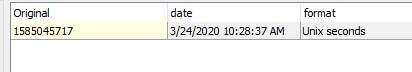 Timestamp decoded using Sanderson’s Date Decoder v1.2.1, unveiling the Bluetooth connection history on iPhone.



