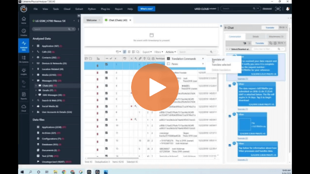 Setting Up Translations and Creating UFED Reader Reports in Cellebrite Physical Analyzer