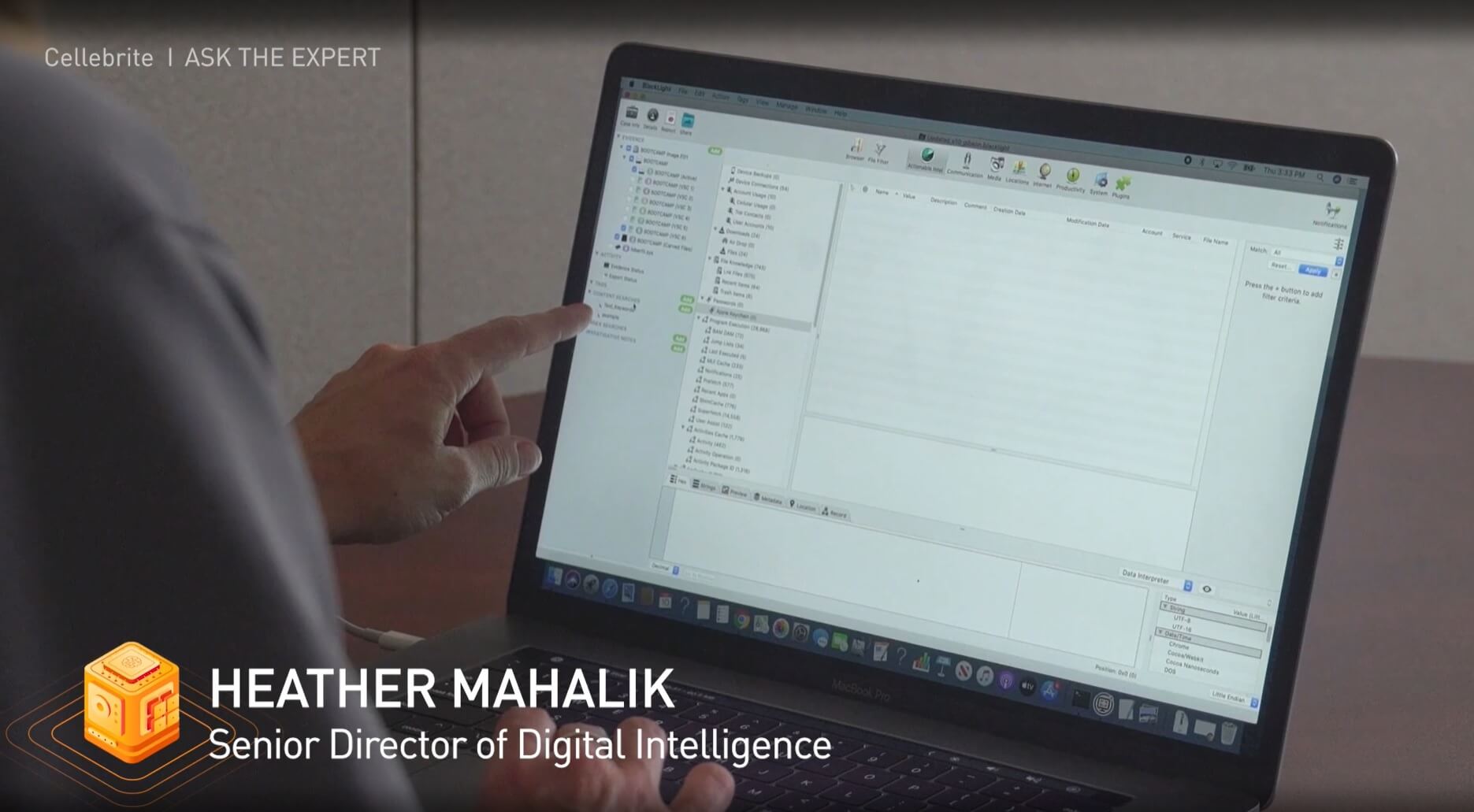 Keyword Searching in Cellebrite Inspector Content Search