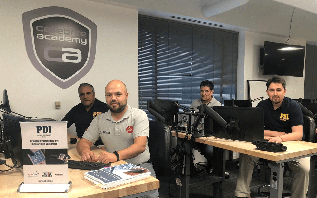 IJCF teamed up with the Chilean Investigative Police (PDI) to help law enforcement in nearby countries sharpen their skills, especially in using Cellebrite solutions. (Credit: IJCF)