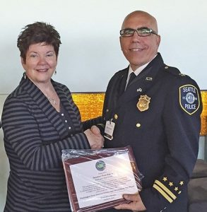 Michael Edwards awarded for his efforts in ICAC investigations, rescuing children & prosecuting sexual predators.