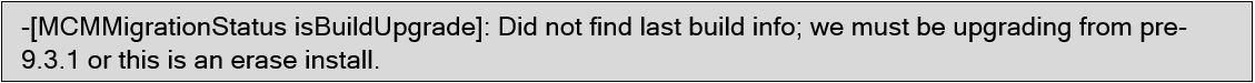 iOS artifacts in digital forensics: Missing OS build information requires upgrading from previous version or erase install



