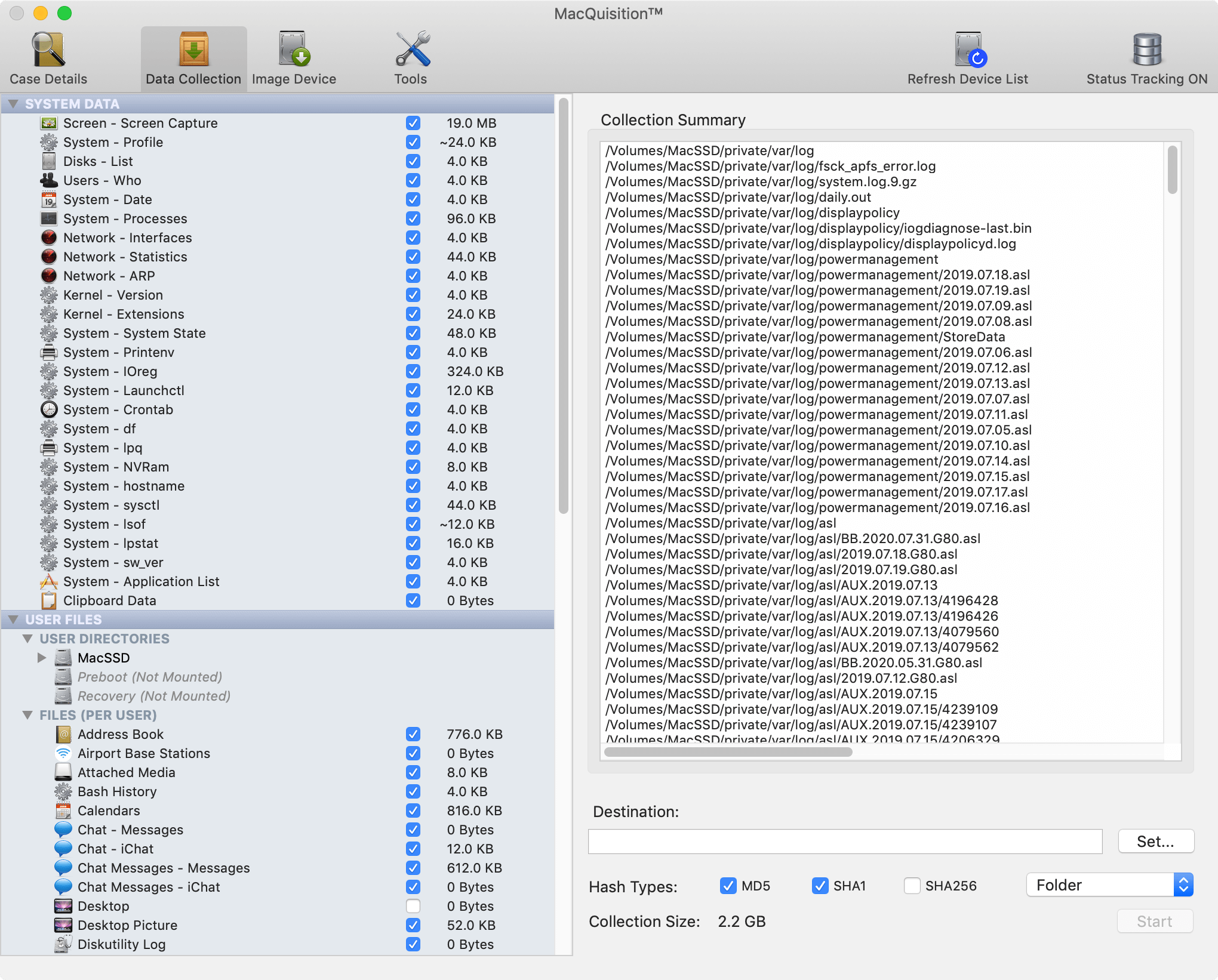 Digital Collector data-collection