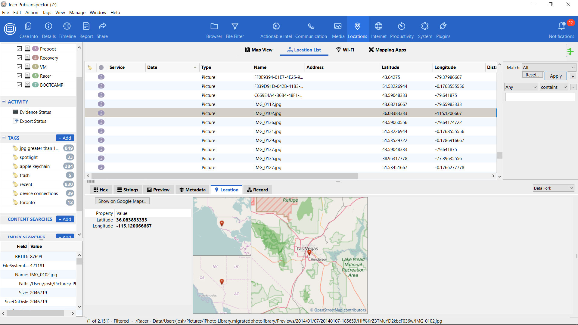 cellebrite inspector