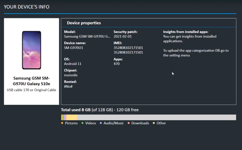 Selective File System Extraction in Cellebrite UFED - Your Device Info