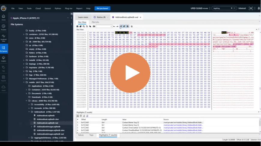 Deep Carving Inside SQLite to Find Deleted Data in the Database in Cellebrite Physical Analyzer