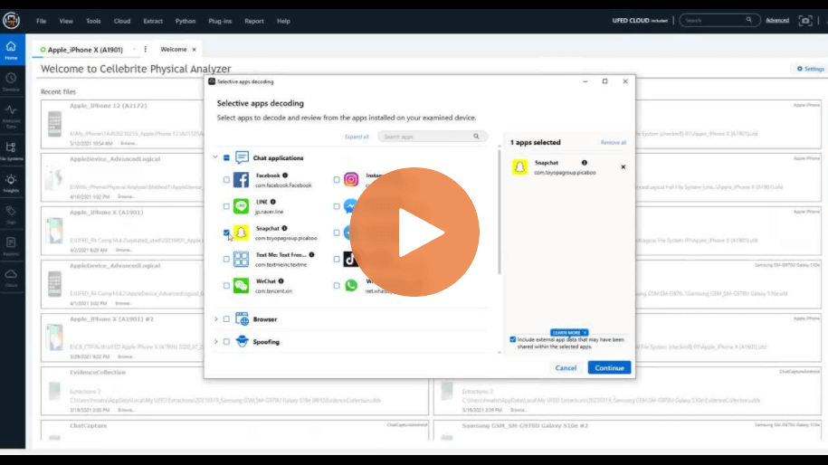 How to Control What Is Parsed from Devices with Updated Selective App Decoding in Physical Analyzer