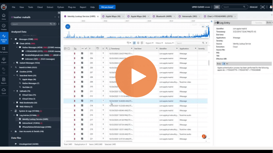 How to Use the Identity Lookup Service in Cellebrite Physical Analyzer
