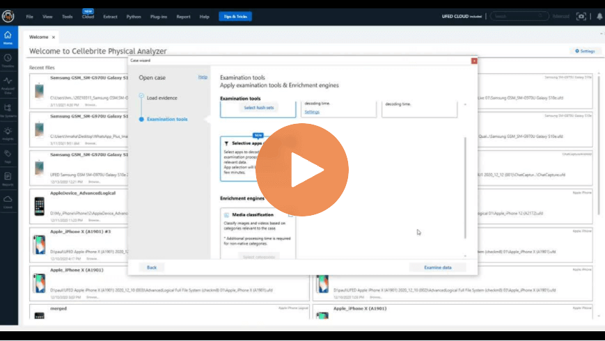 How to Speed Up Processing Time with Selective Decoding in Cellebrite Physical Analyzer