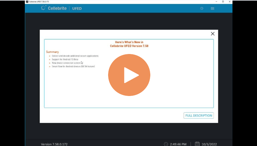 How to Stay Updated On Cellebrite UFED with Release Notes Cellebrite Digital Intelligence and Forensics Solutions