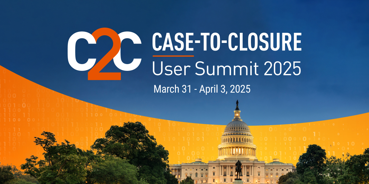 c2c case-to-closure user summit 2024, Aug 5-8