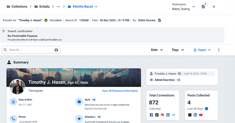 OSINT Integration 