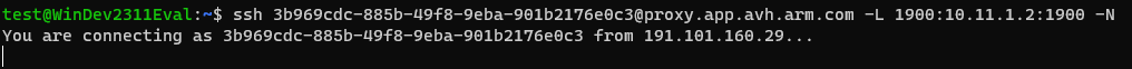 ssh proxy and port forwarding