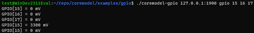 active pin values