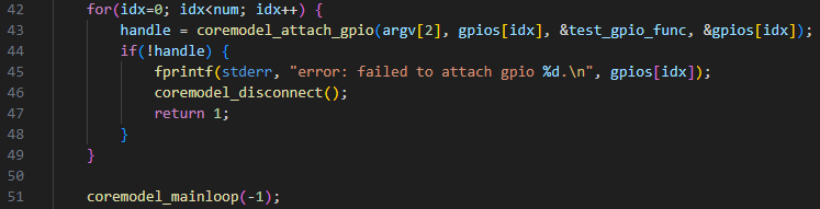 GPIO pin notification main loop